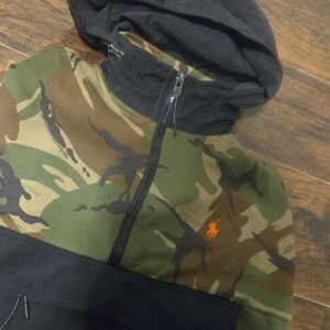Polo RL Camo Half-Zip Hoodie